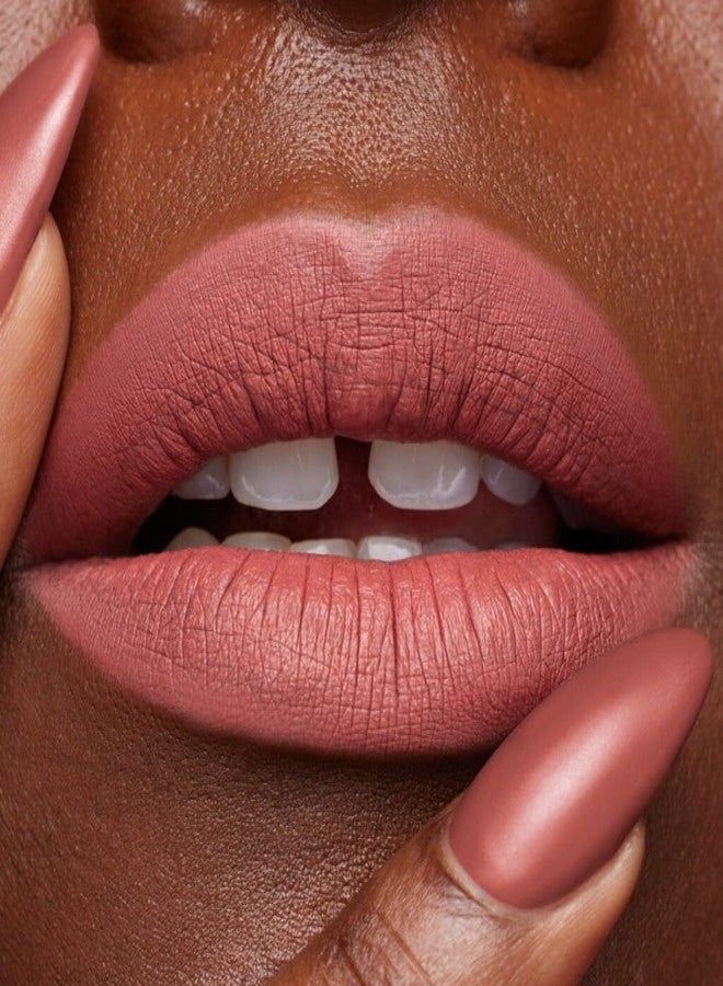MAKEUP BY MARIO Ultra Suede™ Lipstick 3.5g – Shade Rasa (Midtone Pink) – Soft Matte, Comfortable Wear, High-Pigment Lipstick - Image 4
