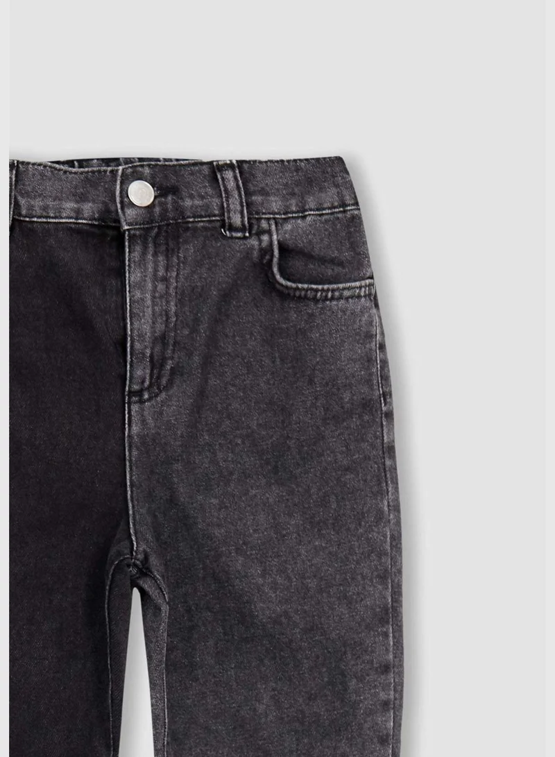 DeFacto Girl Mom Fit Denim Trousers
