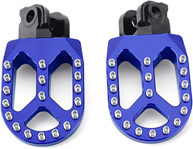 Wivplex CNC Blue Motorcycle Rear Foot Pegs - Image 1
