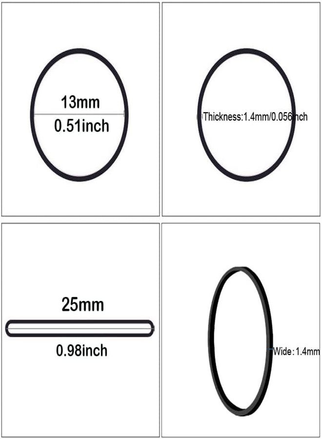 GITGRNTH Stretchable Rubber Hair Band, Hair Elastics Ties, No Crease Hair Band, Thin Headband, Ponytail Elastic Hair Holder Suitable for Women, Men, Girls and Boys (Dark Black Color, 888 pieces) - Image 2