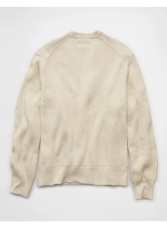 American Eagle AE Washed Shaker Cardigan