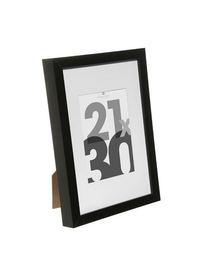 atmosphera Eva Wall Mounted Decorative Easy-Hanging Photo Frame Black 21 x 30cm 121157A  - Image 2