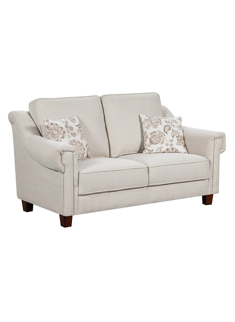 ROYALOAK Royaloak Oliver 2 Seater Fabric Sofa for Living Room – Compact, Comfortable, Modern Design with Wooden Frame  - Image 2