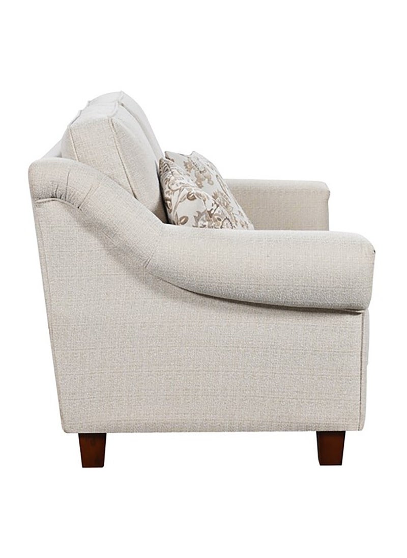 ROYALOAK Royaloak Oliver 2 Seater Fabric Sofa for Living Room – Compact, Comfortable, Modern Design with Wooden Frame  - Image 4