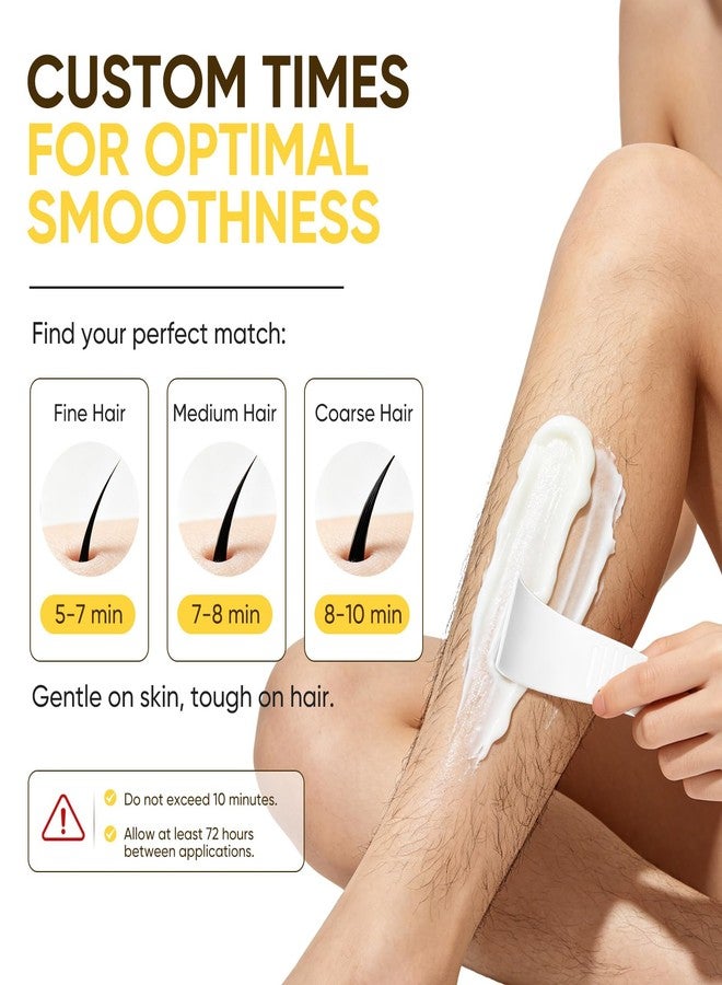 OUPEICHARM Hair Removal Cream for Sensitive Skin – Gentle Formula with Urea, Centella Asiatica, and Niacinamide; Reduces Ingrown Hairs and Irritation; Brightens Dark Underarms and Bikini Line 4 oz - Image 4