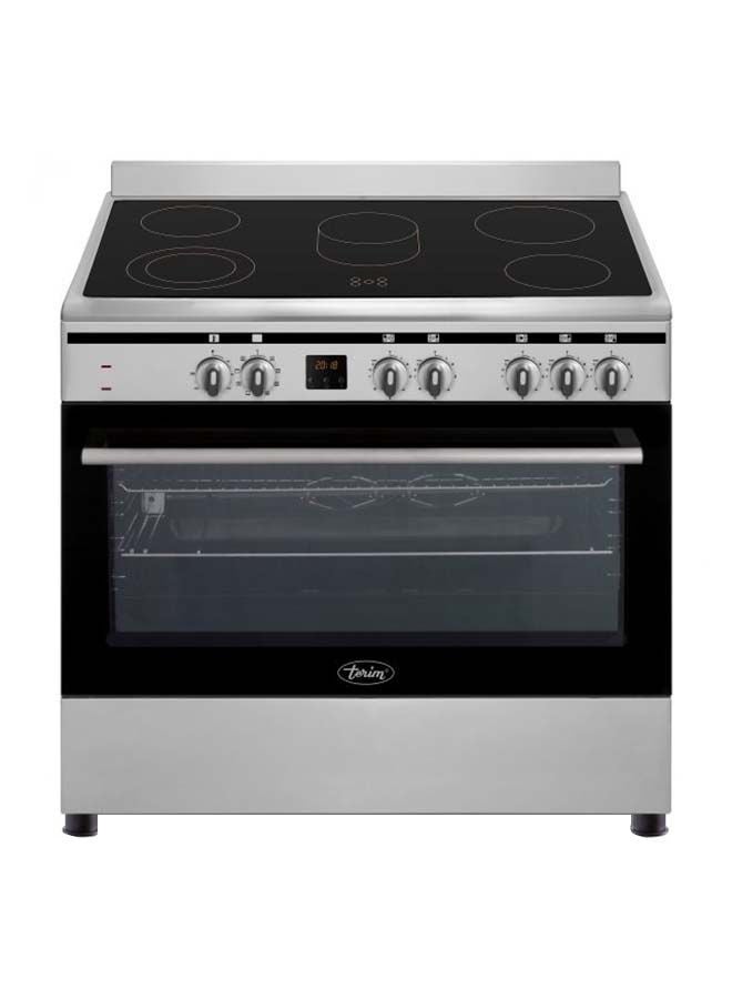 terim 5 Burner Ceramic Electric Cooker 90 x 60 cm, 9 Oven Function with Turbo Fan, 1 year Warranty - Image 1