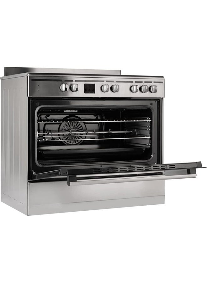 terim 5 Burner Ceramic Electric Cooker 90 x 60 cm, 9 Oven Function with Turbo Fan, 1 year Warranty - Image 3