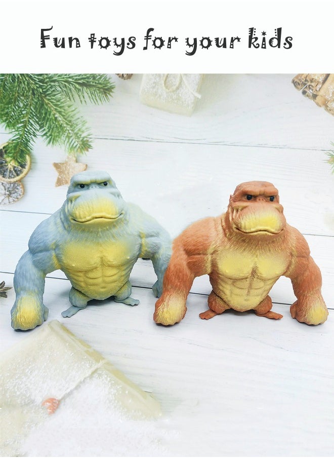 WooFree - Grey Gorilla Stress Relief Toy Sensory Toy for Anxiety ADHD and Autism - Image 1