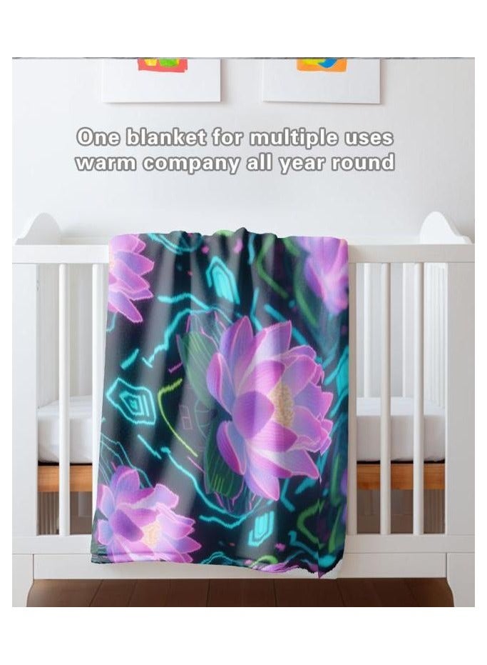 عام بطانية رقيقة من الفانيلا الكرتونية للأطفال أو الطلاب (دافئة ومريحة ومناسبة للنوم والألعاب) 100 سم * 150 سم - 1119 - Image 4