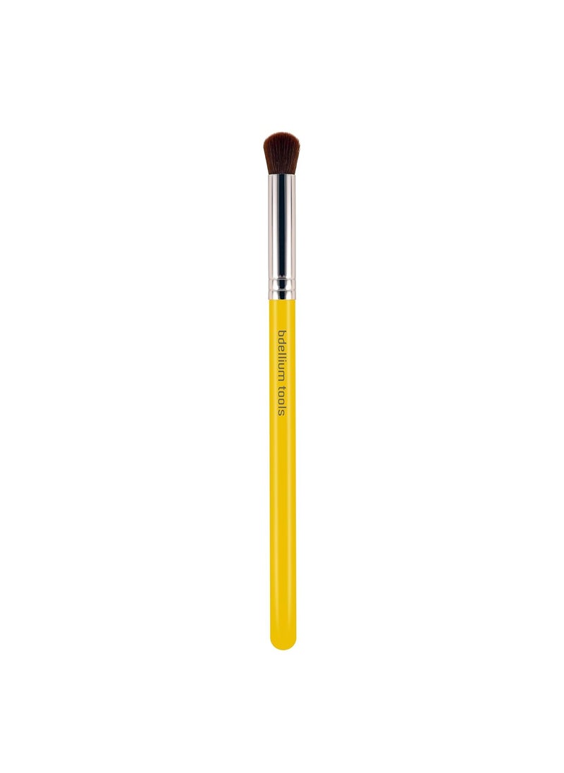 Bdellium Tools Bdellium Tools Professional Makeup Brush - Studio Series 767 Round Dome Blender - With Soft Synthetic Fibers, For Blending & Smoothing (Yellow, 1pc) 