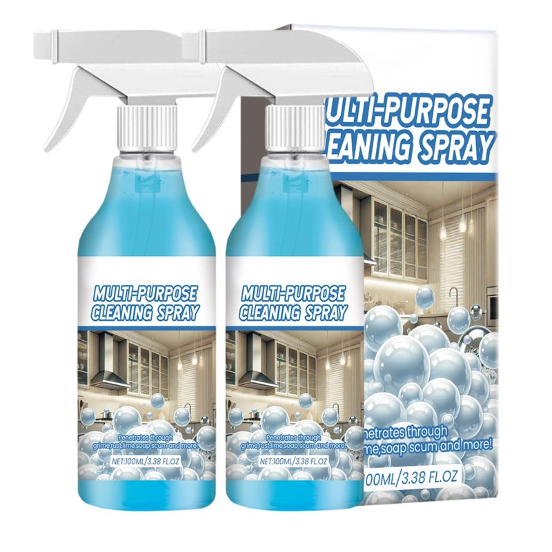 LSROUMEL Spray Splash Cleaner, 2026 New Multi Purpose Cleaning Spray, Upgraded Foam Sprays for Ovens, Powerful Degreaser Sprays for Kitchen, Convenient Handheld Cleaner for Home Family (2PCS) - Image 1