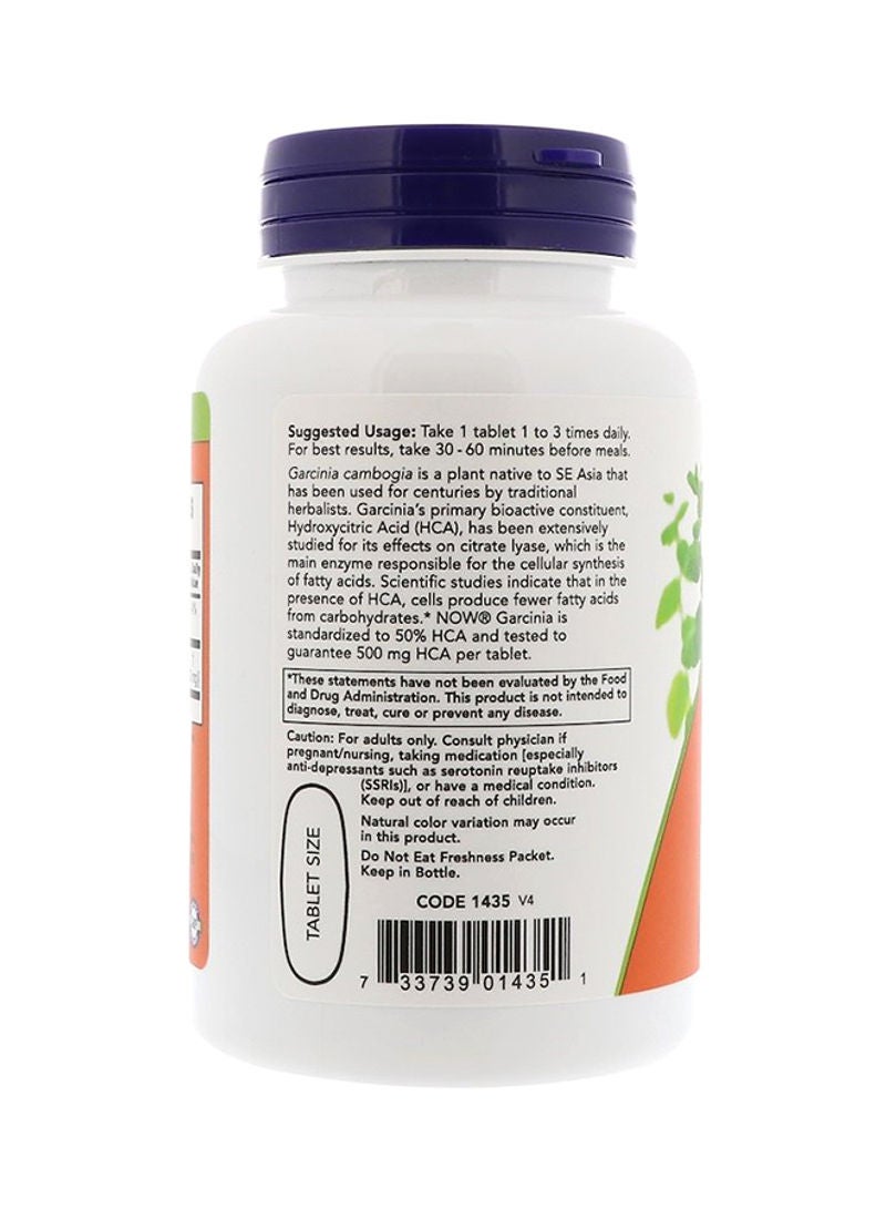 Now Foods Garcinia Dietary Supplements 1000mg  -120 Tablets - Image 3