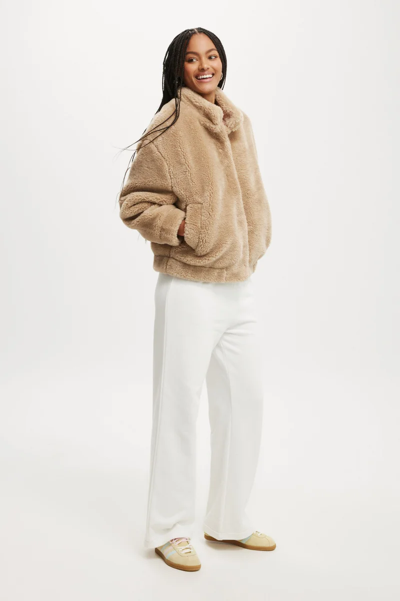 كوتون اون Teddy Bomber Jacket
