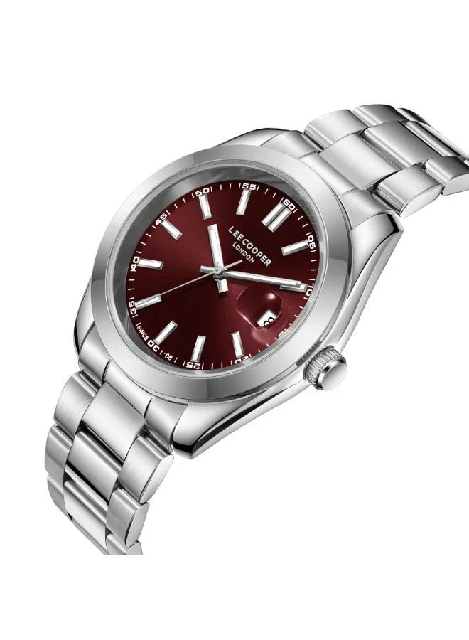 Lee Cooper  Men's Metal DATE Watch LC08189.380 - 41 mm for Men | Best Price UAE