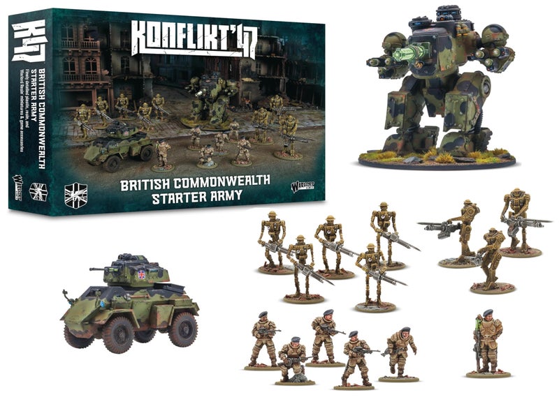 Warlord Games British Commonwealth Starter Army for Konflikt 47 Highly Detailed 28mm Scale Miniatures - Image 3