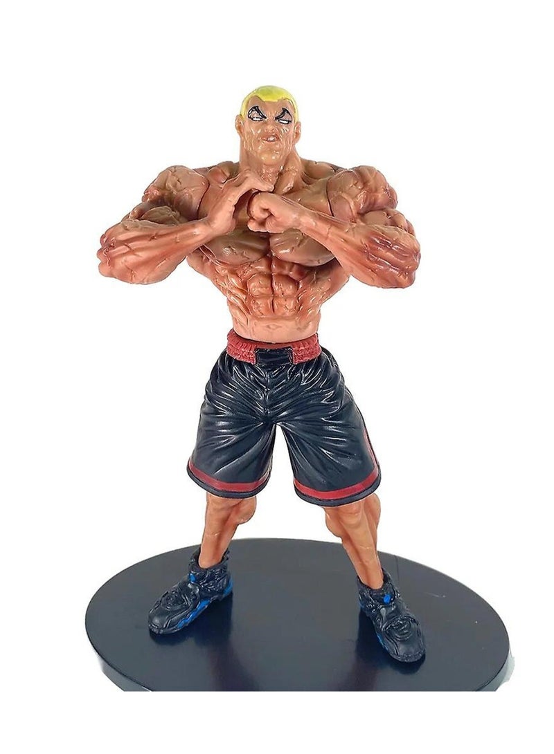 Jack Hammer Baki Anime Character Collectible Statue Car Room Desktop Decoration Pvc 22 Cm  - Image 1
