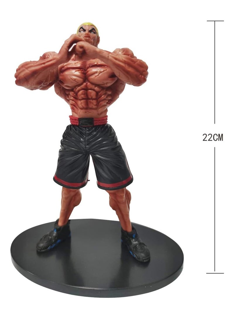 Jack Hammer Baki Anime Character Collectible Statue Car Room Desktop Decoration Pvc 22 Cm  - Image 2
