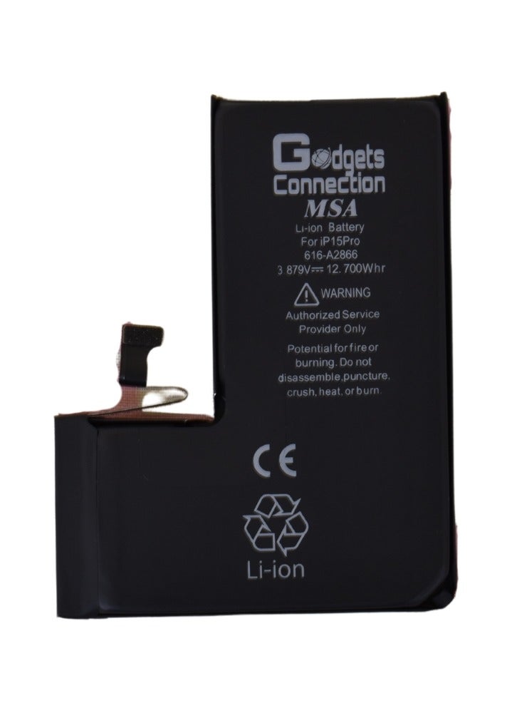 Gadgets Connection Replacement battery for Apple iPhone 15 pro in black - Image 1