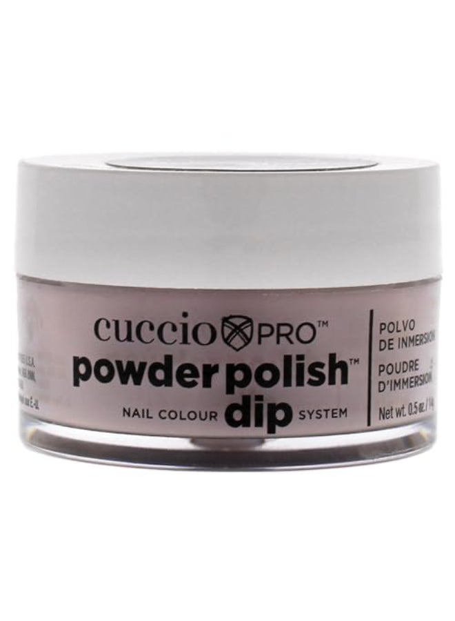 Cuccio Colour Powder Nail Polish Lacquer For Manicure And Pedicure Highly Pigmented Powder That Is Finely Milled Durable Finish Flawless Rich Color Easy To Apply Semi Sweet On You 05 Oz - Image 1