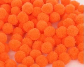 morel MOREL White Orange Yellow RED POM POM Balls, 20 MM, Used in Jewellery & TORAN Making, Macrame Art & Craft , Decorations, Bag, Dresses, School Projects, Christmas, DIY, ETC (Total - 200)  - Image 4