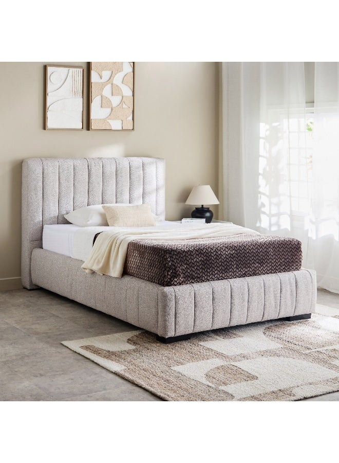 Home Box سرير مزدوج مبطن لوكسمبورغ أوربانية - 120x200 سم - Image 1