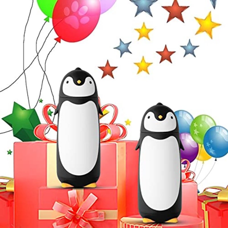 Penguin Stainless Steel Vacuum Insulated Tumblers Travel Mug Tea Water Bottle Coffee Thermal Flask - Image 4