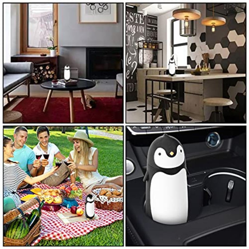 Penguin Stainless Steel Vacuum Insulated Tumblers Travel Mug Tea Water Bottle Coffee Thermal Flask - Image 5
