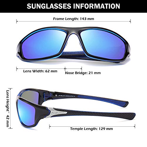 FAGUMA Sports Polarized Sunglasses For Men Cycling Driving Fishing UV400 Protection - Image 4