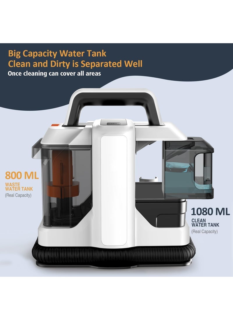 Jumix Handheld Corded Spot Wet and Dry Dirty Fabric Carpet Sofa Cleaning Portable Carpet Cleaner Wet and Dry Vacuum Cleaning Home Appliances Portable Sofa Carpet Cleaner