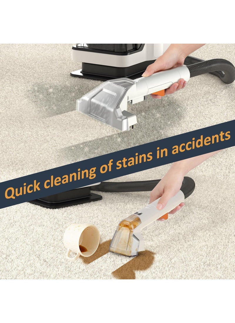 Jumix Handheld Corded Spot Wet and Dry Dirty Fabric Carpet Sofa Cleaning Portable Carpet Cleaner Wet and Dry Vacuum Cleaning Home Appliances Portable Sofa Carpet Cleaner