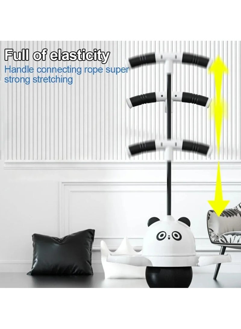 Panda Pogo Ball with Colorful Light for Kids, Balance Coordination Trick Bounce Board Pop Ball Cool Fun Challenge Indoor Outdoor Toys Pogo Jumper Gifts for Boys Girls  - Image 4