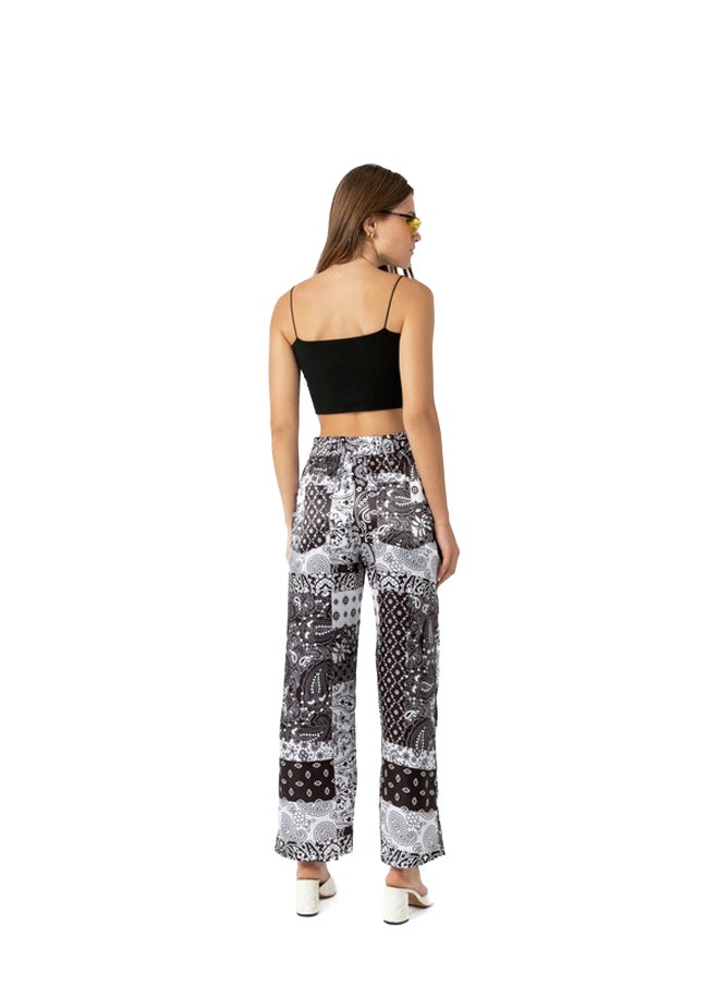 Marco Bergamo - Elastic Waist Printed Pants - Image 1