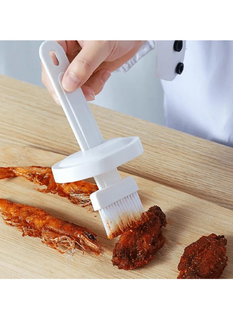 LIMITLESS Barbecue Silicone Oil Brush With Oil Bottle- Perfect for Baking, Cooking, BBQ, Camping and Outdoor Picnics - Kitchen and BBQ Accessories Oil Brush for Home Use (Green)  - Image 5