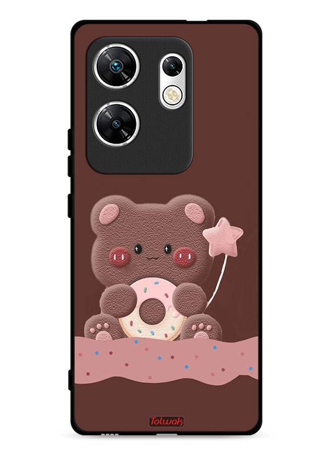Tolwak Infinix Zero 30 4G Protective Case Cover Donut Bear - Image 1
