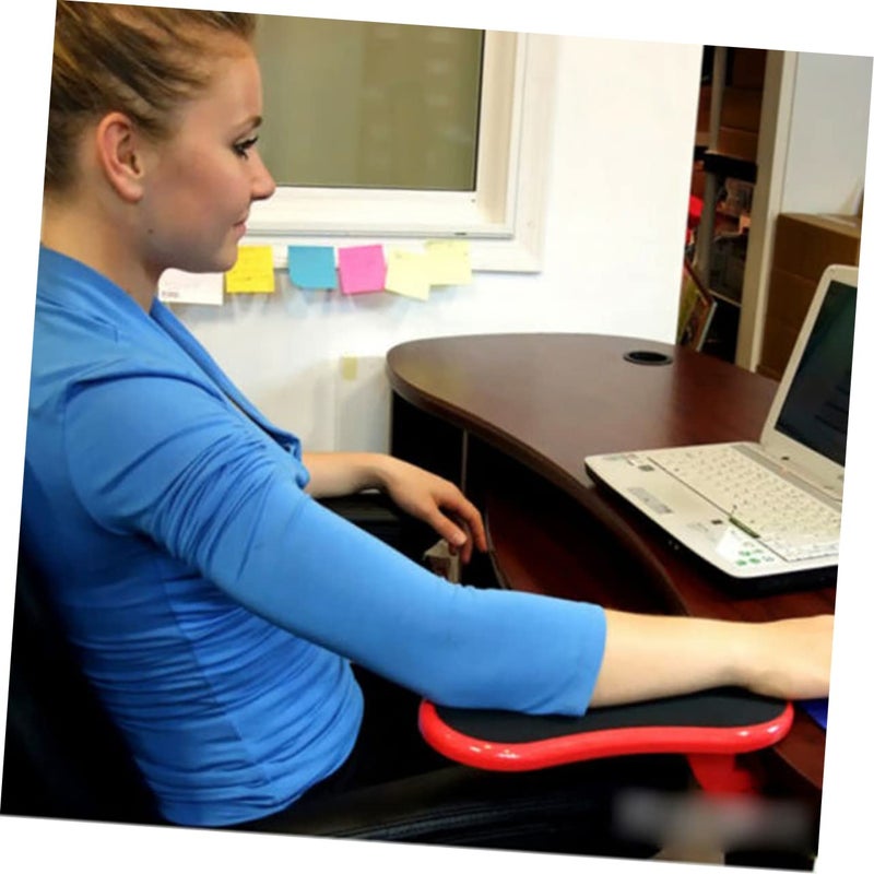 Ergonomic Adjustable Wrist Rest Arm Support Pad For Office Desk Typing Red - Image 3