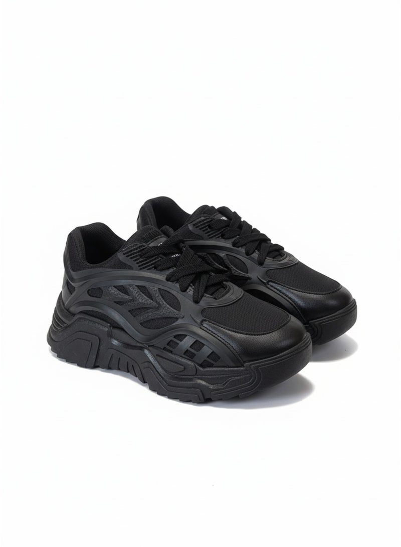 فيبراندا حذاء رياضي عصري للنساء L-546-اسود - Image 3