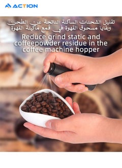 ACTION 3 Piece Coffee Tea Set Coffee Bean Dosing Cup For Espresso Weigh Coffee Bean Container White Ceramic Measuring Tray Spray Bottle Coffee Spoon Coffee Bean Vessel Accessories Coffee Tray Tools  - Image 2
