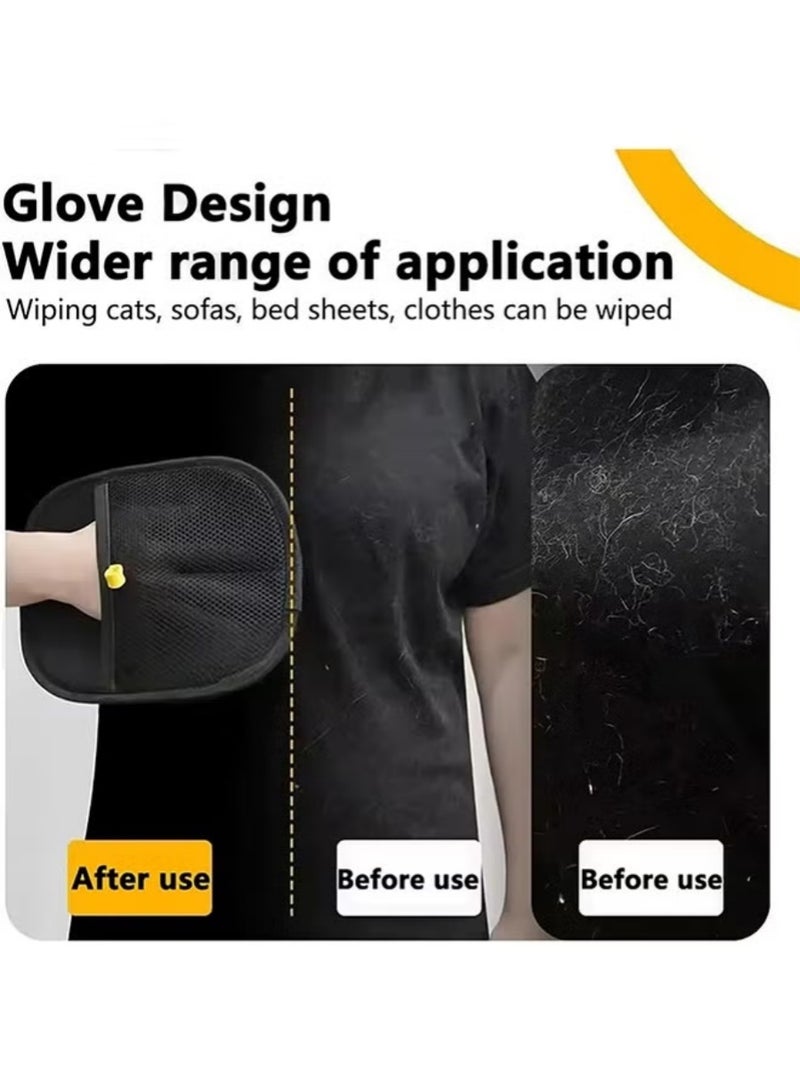 قفاز إزالة شعر الحيوانات – قفاز تنظيف مضاد للكهرباء الساكنة - Image 4