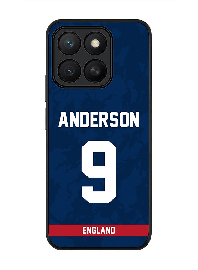 Stylizedd For Honor X8c Case,Slim fit Camera Protection, Shockproof Thin Phone cover  - England James Anderson, Jersey No 9