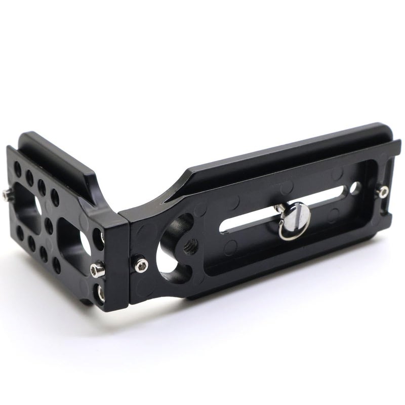 RALSPEC DSLR L Bracket Camera Tripod Quick Release Plate Horizontal/Vertical Compatible with Arca Swiss 1/4" Thread L-Bracket - Image 2