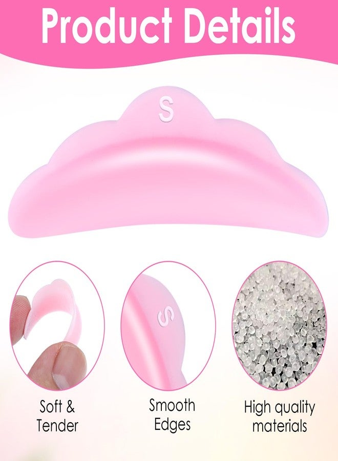 Thrymme 100Pcs Lash Lift Pads Reusable Silicone Pads for Perm Curls & Eyelash Makeup, for Balm Lifting and Eyelash Curling - Image 4