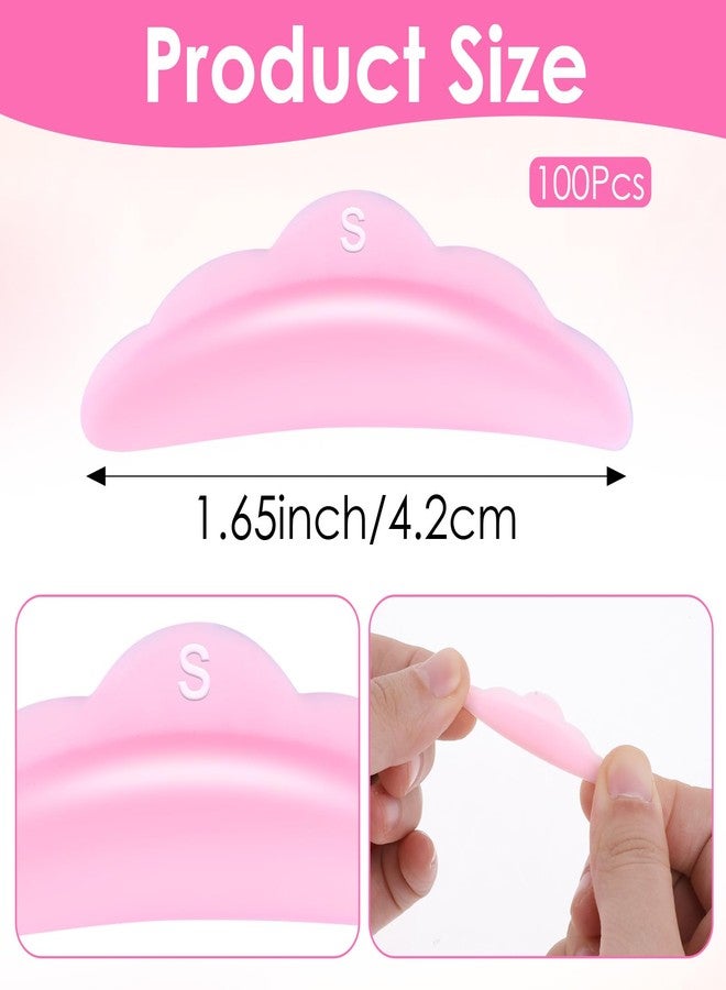 Thrymme 100Pcs Lash Lift Pads Reusable Silicone Pads for Perm Curls & Eyelash Makeup, for Balm Lifting and Eyelash Curling - Image 3