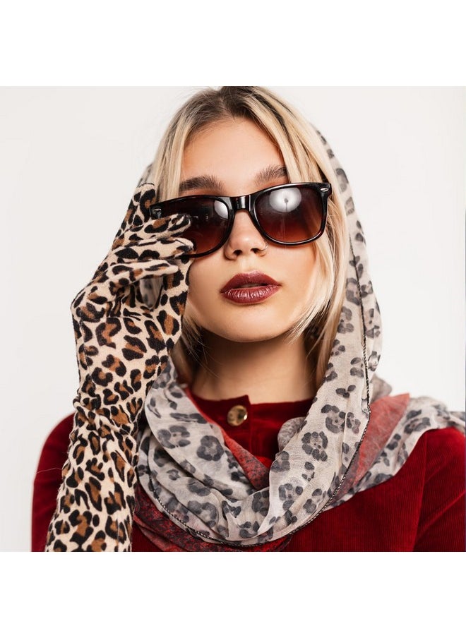 Sunovelties - 12 Pack Leopard Party Sunglasses Bulk Classic Retro Unisex Adult Glasses - Image 1