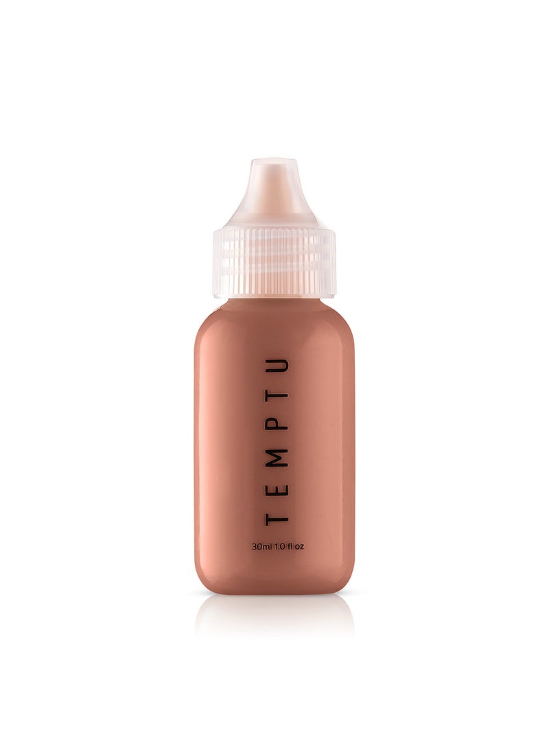 Temptu TEMPTU S/B Silicone-Based Airbrush Foundation: Professional Long-Wear Liquid Makeup, Sheer To Full Coverage For A Hydrated, Healthy-Looking Glow & Luminous, Dewy Finish On All Skin Types, 009 Natural Mocha, 1 Fl Oz 