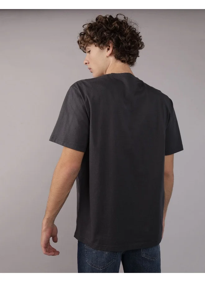 امريكان ايجل AE Applique Logo Graphic T-Shirt