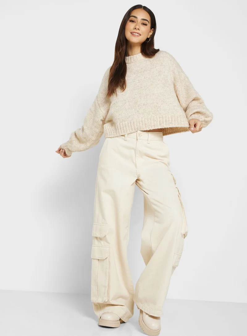 ONLY Balloon Sleeve Knitted Sweater