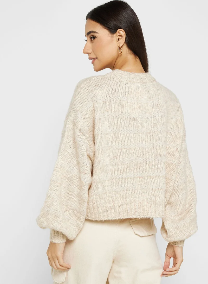 ONLY Balloon Sleeve Knitted Sweater