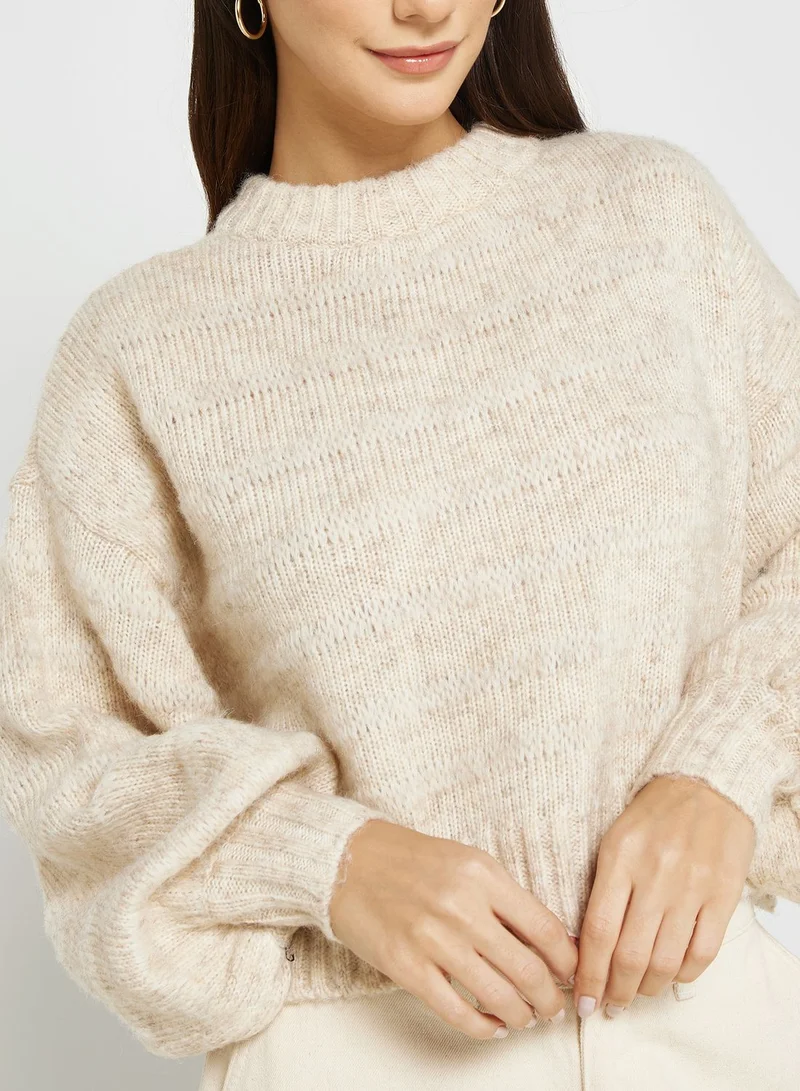 ONLY Balloon Sleeve Knitted Sweater