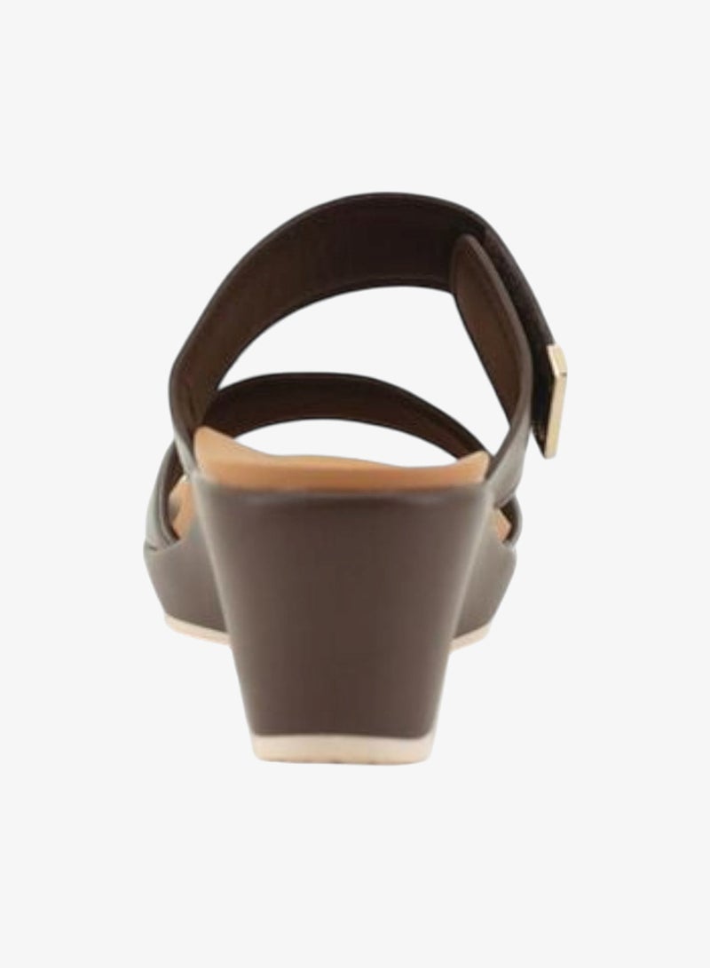 باتا صندل أنيق بكعب متوسط مع أحزمة متقاطعة - Image 3