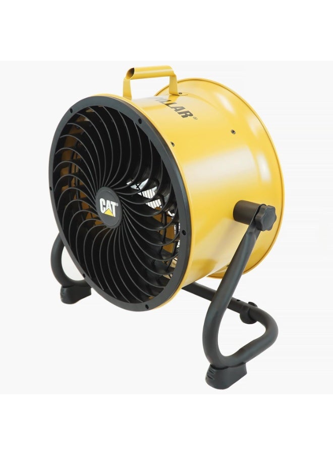 Catterpillar Caterpillar 14-Inch Industrial High Velocity Floor Fan – 4-Speed Turbo Air Circulator with Tilt Adjustment – Heavy-Duty Motor, Metal Frame – Portable for Garage, Workshop, Jobsite – Yellow  - Image 4